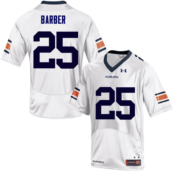 Auburn Tigers Men's Peyton Barber #25 White Under Armour Stitched College NCAA Authentic Football Jersey OMH5274CO